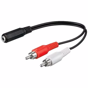 Goobay 50092 3.5 mm audio cable adapter