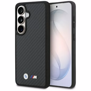 BMW case for SAMSUNG S26 BMHMS26S24CFMMK (Magnetic Kevlar W/ Logo) black