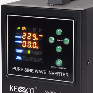 KEMOT PROsinus-500-LFP4 backup power supply, pure sine wave inverter with charging, 12 V / 230 V, 500 VA / 300 W