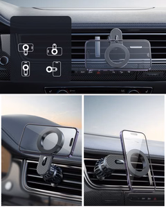 Magnetinis automobilinis laikiklis iPhone telefonui su MagSafe Joyroom JR-ZS355 – juodas