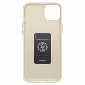 Spigen Thin Fit dėklas telefonui iPhone 15 Plus - smėlio spalvos