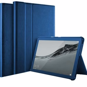 Dėklas Folio Cover Samsung X110/X115 Tab A9 8.7/X130/X135 Tab A11 8.7 tamsiai mėlynas