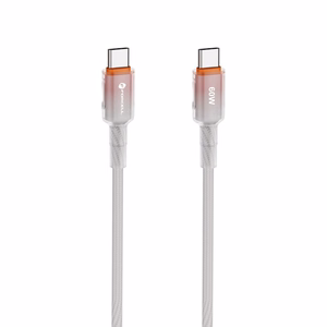 Кабель USB C to USB C Forcell F-Energy QC4.0 PD 3A 60W Gradient 1 m C354 белый