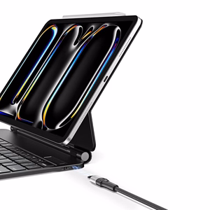 Dux Ducis Keyboard (MK Series) Case with Bluetooth Keyboard for iPad Pro 11" 2024 - Black