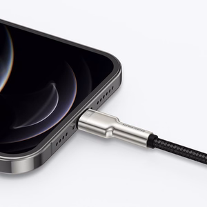 USB кабель для Lightning Baseus Cafule, 2.4A, 1м (чёрный)