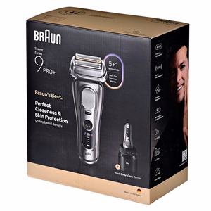 Braun Series 9 Pro+ 9655cc Skustuvas Apkarpymo mašinėlė Pilka