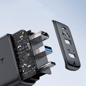 Įkroviklis Acefast A17 65W GaN USB-C/USB-A/HDMI juodas