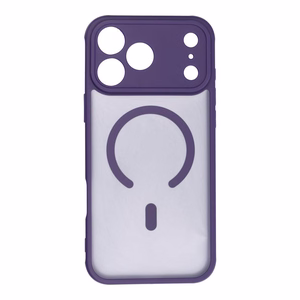 Pilnai matinis MAG COVER dėklas su MagSafe IPHONE 17 Pro Max purpurinis