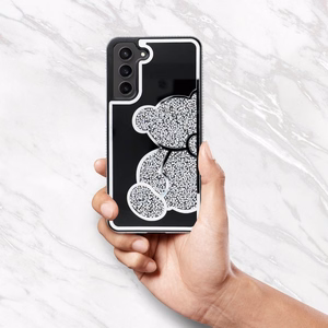 Case for Samsung A55 5G Teddy Bear silver