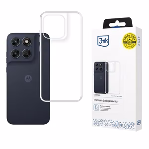 3mk „Clear Case“ dėklas, skirtas „Motorola Moto G87“ – skaidrus