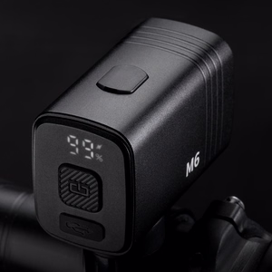 Rockbros M6 1000 lm front rechargeable bike light 2800 mAh - black