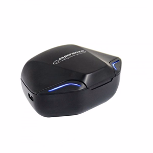 Esperanza EH231K Ausinės be mikrofono ir ausinės su mikrofonu Bevielis Įkišamos į ausį Skambučiai / muzika Mikro USB Bluetooth Juoda