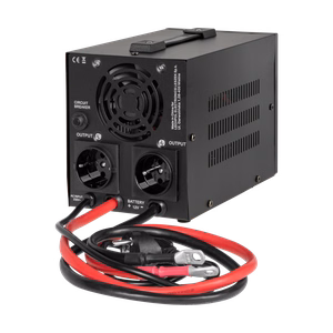 Rebel POWER-500-LFP4 backup power supply, pure sine wave inverter with charging, 12 V / 230 V, 500 VA / 300 W