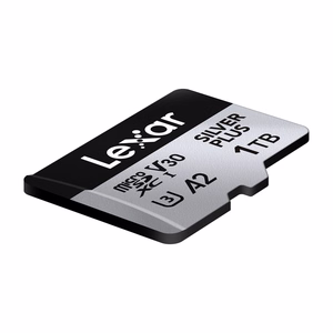 „Lexar High-Performance Silver Plus“ microSDXC atminties kortelė, 1 TB + adapteris