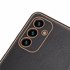 Dux Ducis Yolo elegantiškas dėklas telefonui iš ekologiškos odos Samsung Galaxy A13 5G juodas