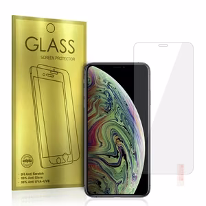 Закалённое стекло Gold для Iphone XS Max