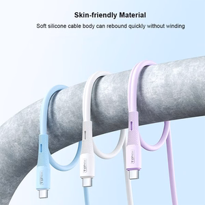 T-PHOX КАБЕЛЬ GENTLE USB-C/USB-C 60W ЧЕРНЫЙ