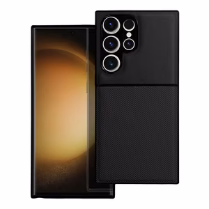 NOBLE dėklas telefonui SAMSUNG S23 Ultra juodas
