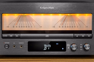Kruger&Matz KM1995-A A klasės Hi-Fi stiprintuvas (CD, USB, Bluetooth, skaitmeninis DAB+ radijas, FM)