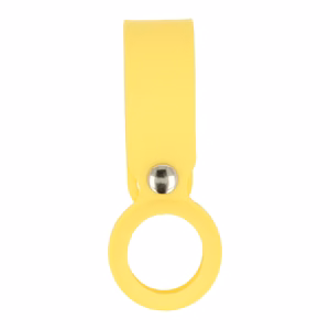 Silicone loop for AirTag yellow