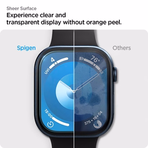 Spigen Elite Shield "EZ FIT" Гибридное стекло 2-PACK для Apple Watch 10 (46MM) - прозрачный