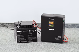 Rebel POWER-500 wall-mounted emergency power supply, pure sine wave inverter with charging, 12 V / 230 V, 500 VA / 300 W