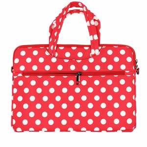 Wonder Dėklas nešiojamam kompiuteriui 17 colių raudonas polka-dot