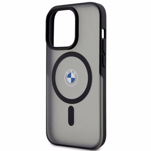 BMW Signature MagSafe deklas, skirtas iPhone 14 Pro Max - Juodas