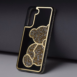 Чехол для Samsung S20 FE / S20 FE 5G Teddy Bear золотой