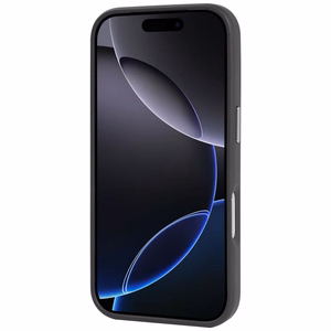 Audi RSQ Anglies pluošto Sportinis raudonas apskritimas Magnetinis dėklas telefonui iPhone 17 Pro - juodas