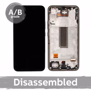 LCD ekranas suderinamas su Samsung A346 A34 5G su rėmu / Limonų / (9.5/10 Naudotas)