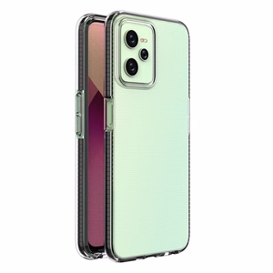 Чехол Spring для Realme C35 силиконовый с рамкой чёрный