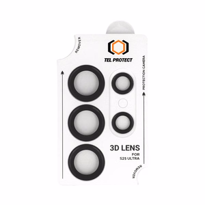 Tempered glass Tel Protect 3D Lens on camera for Samsung Galaxy S26 Ultra black (lens 5 pieces)