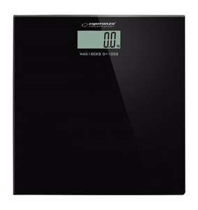 Esperanza EBS002K personal scale Electronic personal scale Square Black