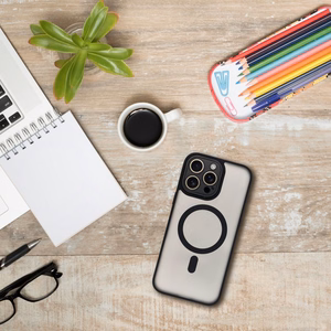 VARIETE MAG COVER Dėklas suderinamas su MagSafe SAMSUNG A37 juodas