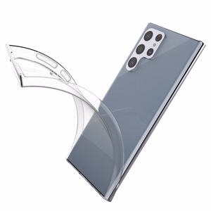 Itin skaidrus gelinis dėklas 0,5mm Samsung Galaxy S22 Ultra skaidrus