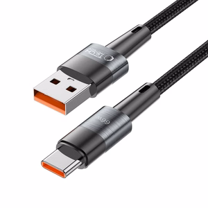 Tech-Protect UltraBoost кабель USB-C USB-C 66W 6A 1м - серый