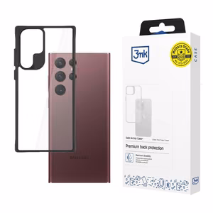 3MK SatinArmor + dėklas telefonui Sam S908 S22 Ultra karinio standarto