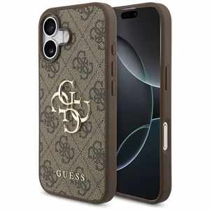 Guess 4G Big Logo Чехол для iPhone 17 - коричневый