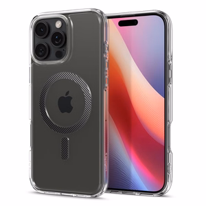 Spigen Ultra Hybrid Magnetinis dėklas su MagSafe Carbon Fiber iPhone 16 Pro Max - tamsiai pilka