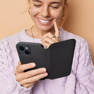 Telefono dėklas Dual Pocket Xiaomi Redmi Note 13 Pro 4G / Poco M6 Pro 4G juodas