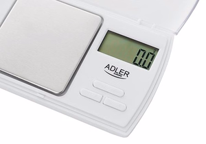 Adler AD 3161 virtuvinės svarstyklės Balta Stačiakampis Elektroninės vonios svarstyklės