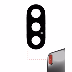 Rear Camera Lens Compatible With Apple iPhone X Rear Camera Lens / PREMIUM /