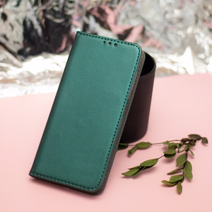Išmanusis magnetinis dėklas telefonui Motorola Moto G86 tamsiai žalias