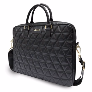 Guess Quilted bag for a 16" laptop - black