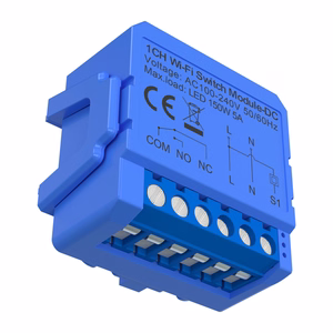 1 kanalo WiFi jungiklio modulis su beįtampiu kontaktu Avatto WSM16-DC32V-1