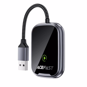 Belaidis CarPlay/Android Auto adapteris Acefast QC1 juodas