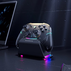 Machenike G5Pro Premium Edition Belaidis žaidimų valdiklis su Krovimo stotelė - juodas ir auksinis