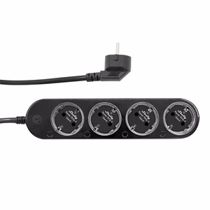 Išmanioji 12A Shelly Power Strip 4 Gen4 Zigbee/Matter juoda