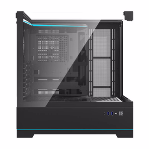 Darkflash DY450 kompiuterio korpusas be ventiliatorių (juodas)
